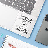 科学は気にお前の物信じ質 シール (ノートパソコンとiPhone)