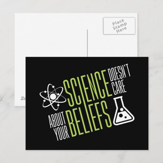 科学は気にない ポストカード (正面/裏面)