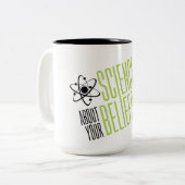 科学は気になりません ツートーンマグカップ (正面左)