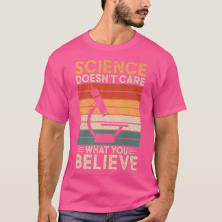 科学は気に何の信じ先生 Tシャツ