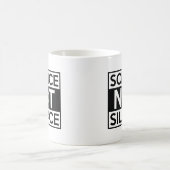 科学は沈黙しない コーヒーマグカップ (中央)
