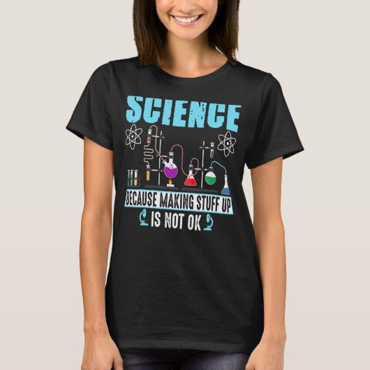 科学は物化が悪い Tシャツ (正面)