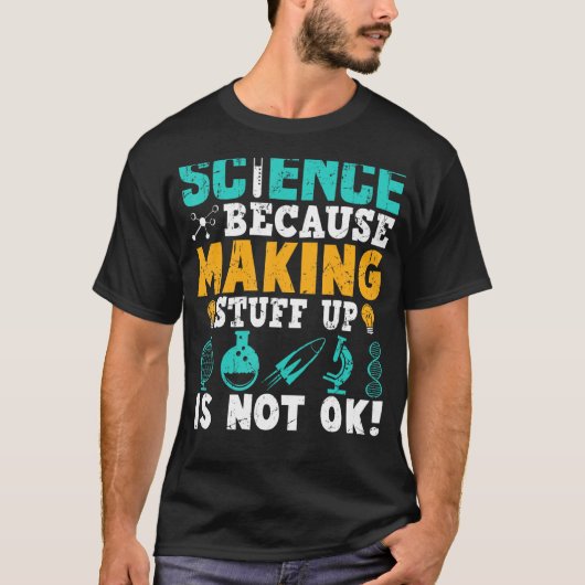 科学は物化が悪い Tシャツ (正面)