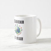 科学は生命なり コーヒーマグカップ (正面右)