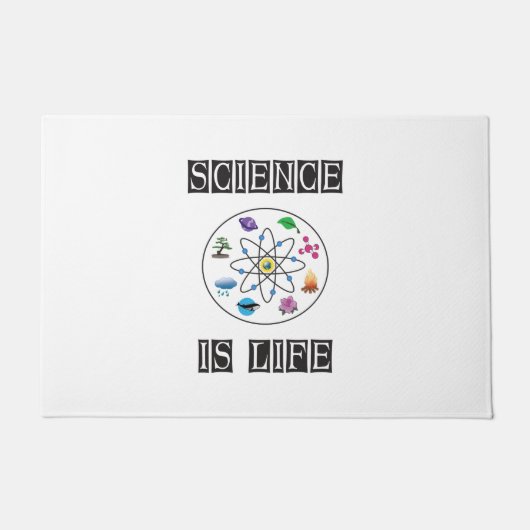 科学は生命なり ドアマット (正面)