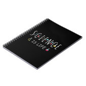 科学は生命なり ノートブック (左側)