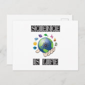 科学は生命なり ポストカード (正面/裏面)