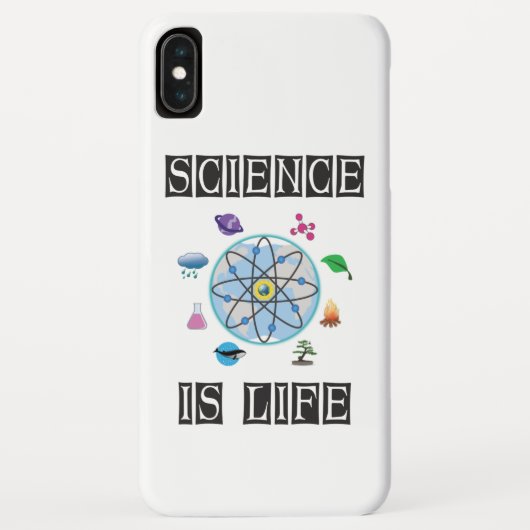 科学は生命なり Case-Mate iPhoneケース (裏面)