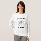 科学は生命なり Tシャツ (正面フル)
