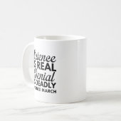 科学は真実 コーヒーマグカップ (正面左)