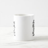 科学は真実 コーヒーマグカップ (中央)