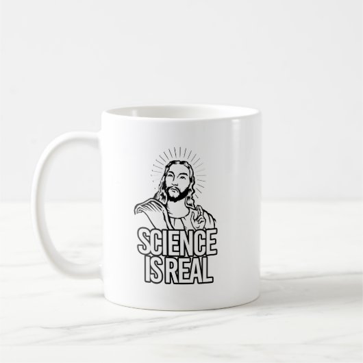 科学は真実 コーヒーマグカップ (左)