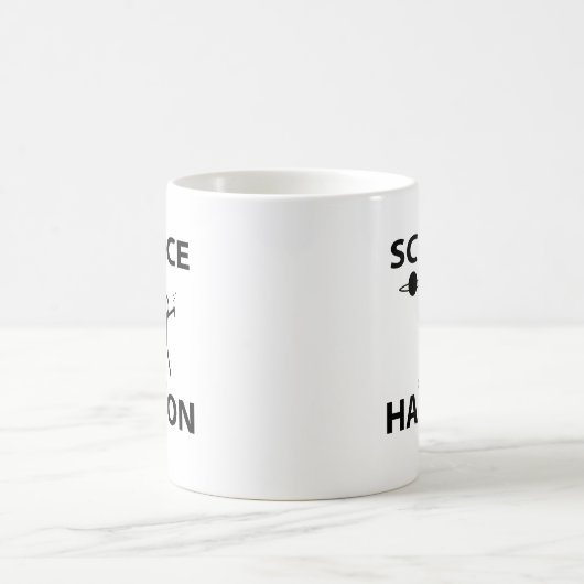 科学は私にハドロンの棒の姿のおたくのギアを与えます コーヒーマグカップ (中央)