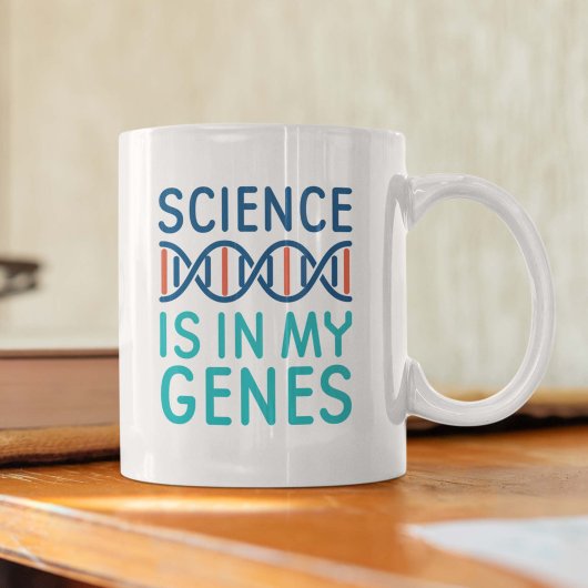 科学は私の遺伝子にある コーヒーマグカップ