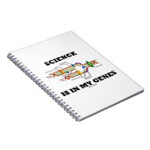 科学は私の遺伝子にある(DNA複製) ノートブック (右側)