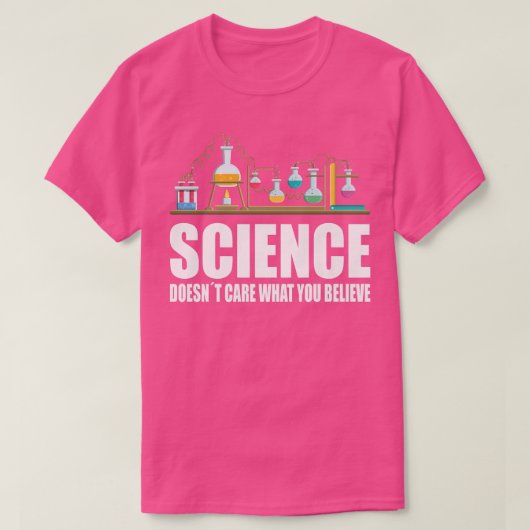 科学は科学気に科属附属品科学ではない Tシャツ (デザイン正面)