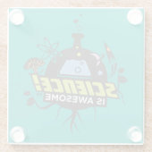 科学は素晴らしいです ガラスコースター (裏面)