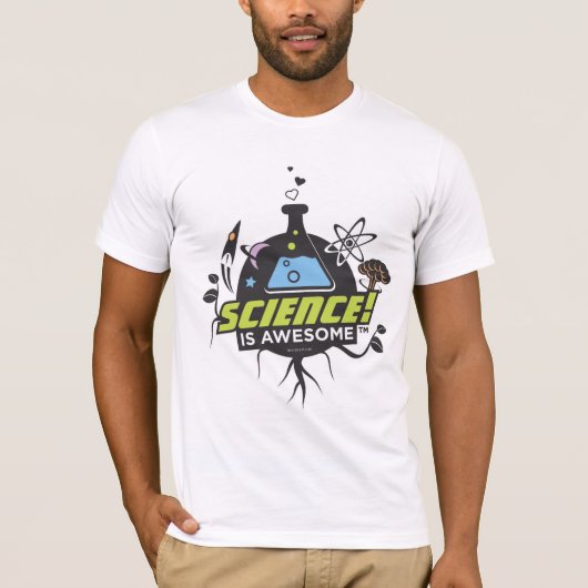 科学は素晴らしいです Tシャツ (正面)