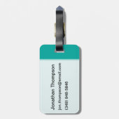 科学は素晴らし ラゲッジタグ (裏面縦)