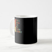 科学は良い日教えだ。 コーヒーマグカップ (正面左)