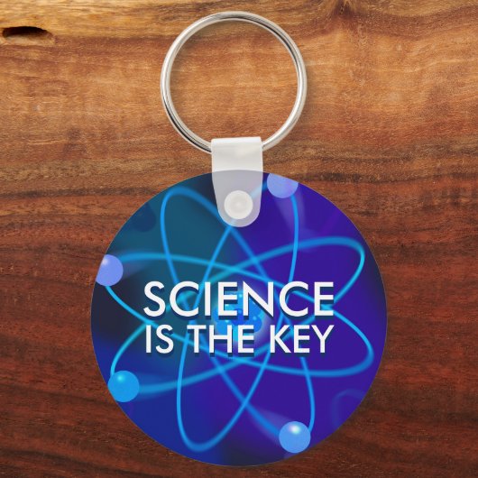科学は鍵 キーホルダー (正面)