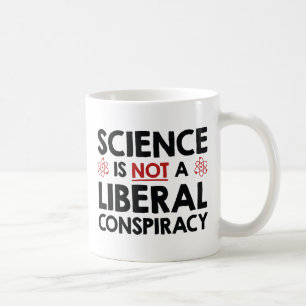 科学は陰謀ではない自由主義の コーヒーマグカップ