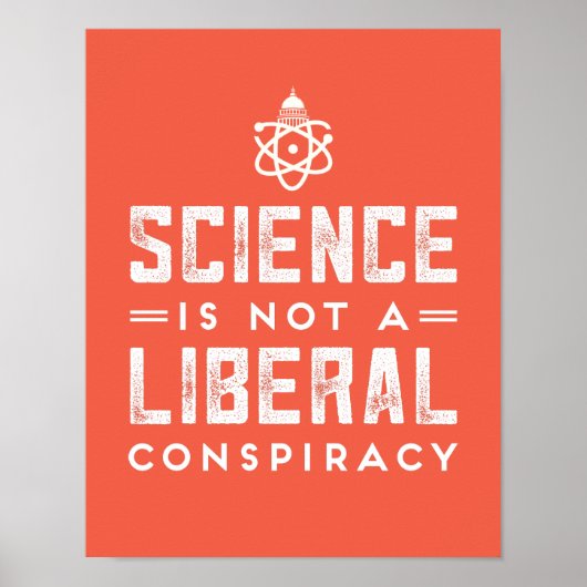 科学は陰謀の自由主義のポスターではない ポスター (正面)