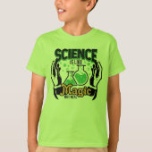 科学は魔法だが. Tシャツ (正面)