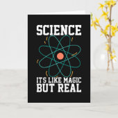 科学は魔法だ実在が カード (黄色い花)