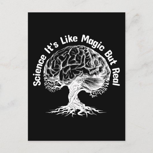 科学は魔法だ実在が ポストカード (正面)