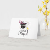 科学は魔法だ カード (黄色い花)