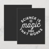 科学は魔法だ。 サンキューカード (正面/裏面)