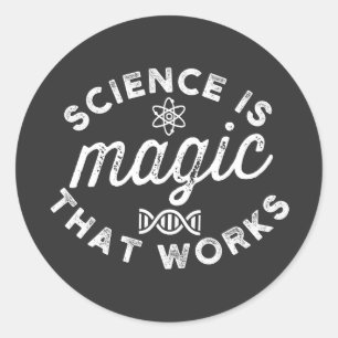 科学は魔法だ。 ラウンドシール
