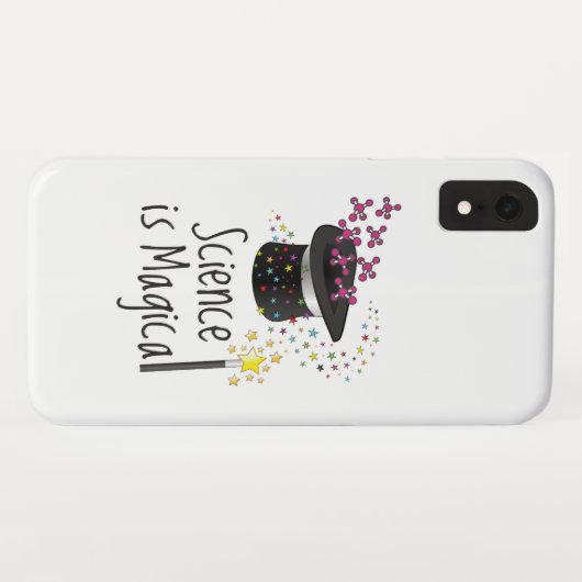 科学は魔法だ Case-Mate iPhoneケース (裏面(横))