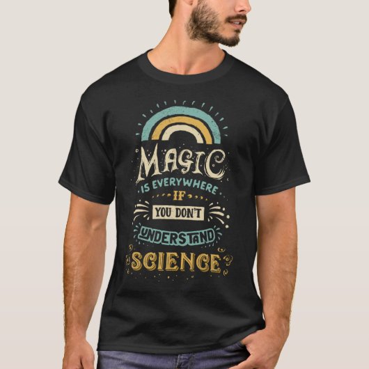 科学は魔法少女 Tシャツ (正面)