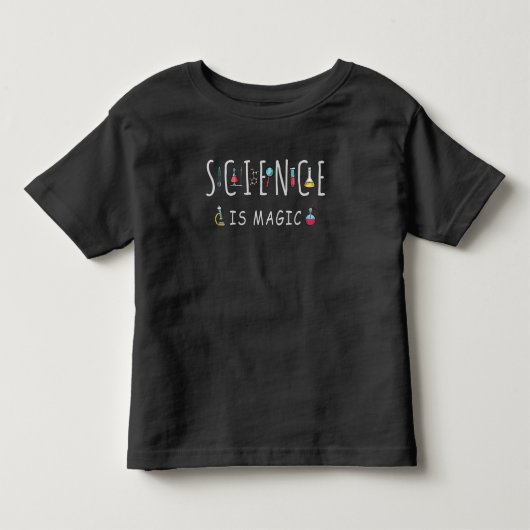科学は魔法 トドラーTシャツ (正面)