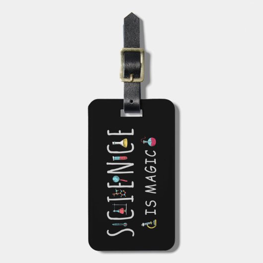 科学は魔法 ラゲッジタグ (正面縦)