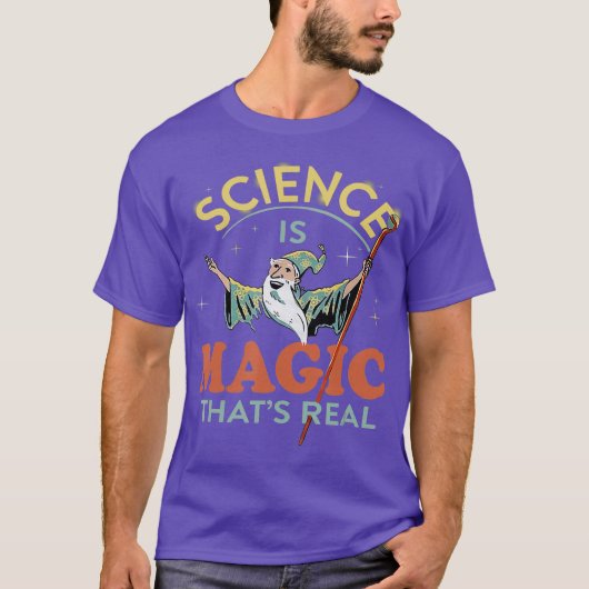 科学は魔法Thats実在科 Tシャツ (正面)
