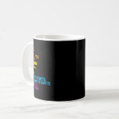 科学は黒い実在生活虹のLgbtプライドBlm コーヒーマグカップ (正面左)