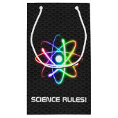 科学は|のおたく白熱［赤熱］光を放つな原子の記号を支配します スモールペーパーバッグ (裏面)