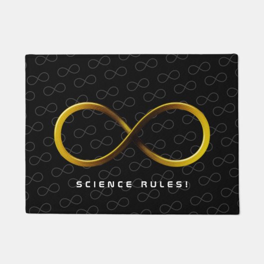 科学は|の無限ギークのギフトを支配します ドアマット (正面)