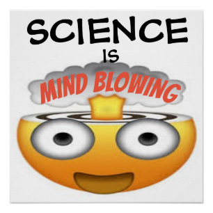 科学はEmoji 1を吹く心です ポスター