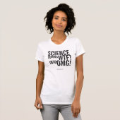 科学はOMGのワイシャツにWTFを回します Tシャツ (正面フル)