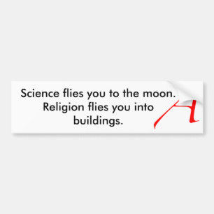 科学はtに…飛ばします バンパーステッカー