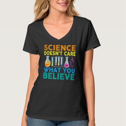 科学はWhat 気に You Science先生Coo Tシャツ (正面)