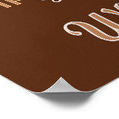 科学もし:脳を使わない… (16x20") ポスター (角)