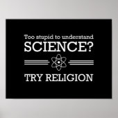 科学も懸命? ポスター (正面)