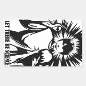 科学をやろう 長方形シール (正面)