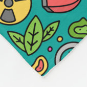 科学をテーマにした フリースブランケット (角)