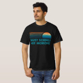 科学を信頼する Tシャツ (正面フル)